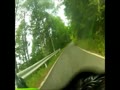 山梨県道2号 緑の中をツーリング